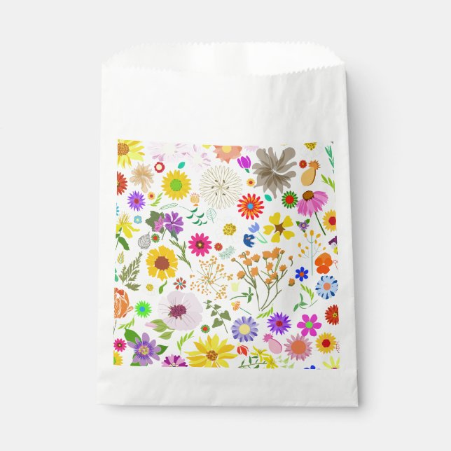 Sachets En Papier Harmonie florale printanière (Devant)