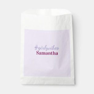 Sachets En Papier hashtag Girlyvibes rose violet clair vibes féminin