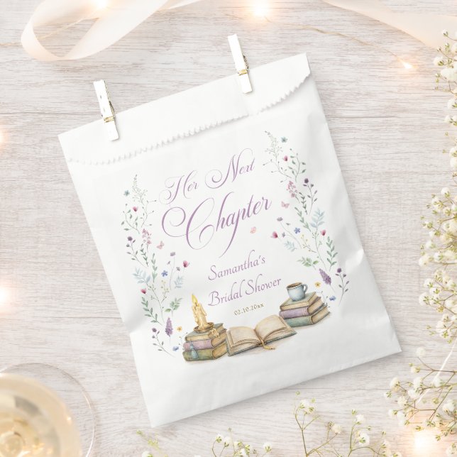 Sachets En Papier Her Next Chapter Book Bridal Shower (Coupé)