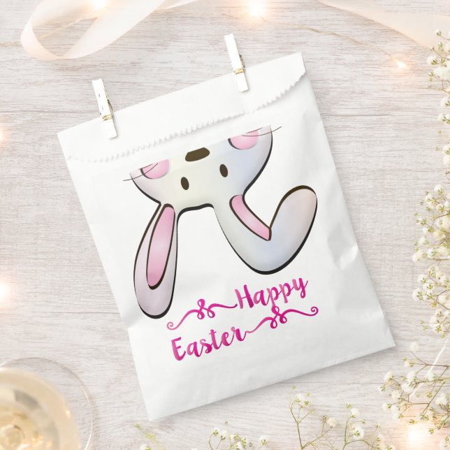 SACHETS EN PAPIER HEUREUX SAC DE FAVEUR EASTER (Coupé)