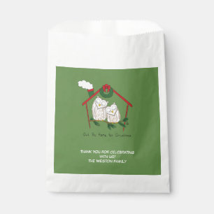 Sachets En Papier Hibou Noël mignon Enfants