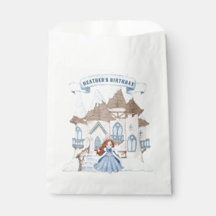 Sachets En Papier Hiver neige Red Haired Princess Anniversaire