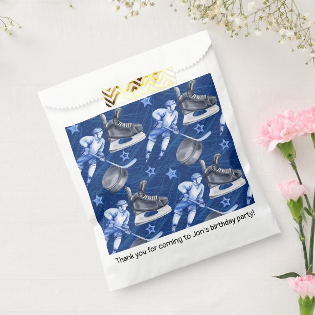 Sachets En Papier Hockey sur glace (Scellé)