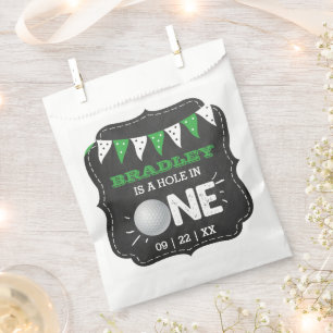 Sachets En Papier Hole In One Boys Golf 1er Anniversaire Par tee