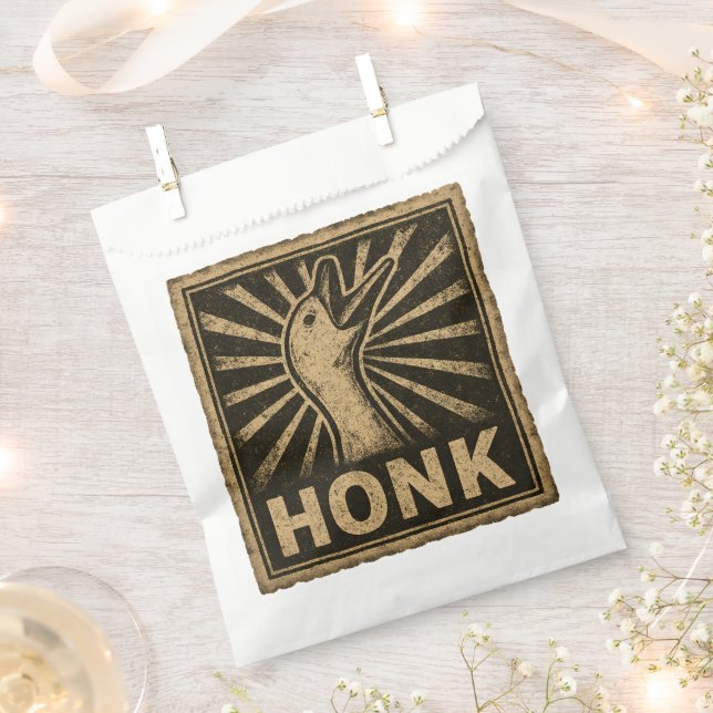 Sachets En Papier Honk Goose Funny Duck Chicken Mème (Coupé)