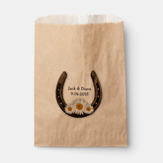 Sachets En Papier Horseshoe Sac personnalisé de préférence (Devant)