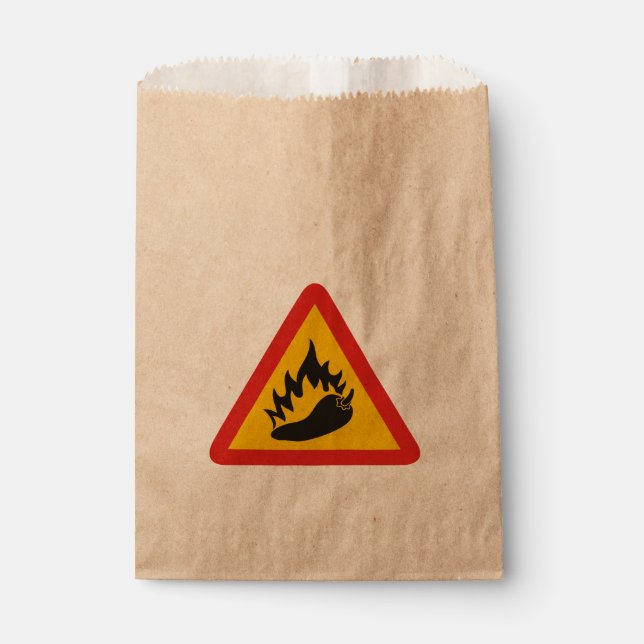 Sachets En Papier Hot pepper danger (Devant)