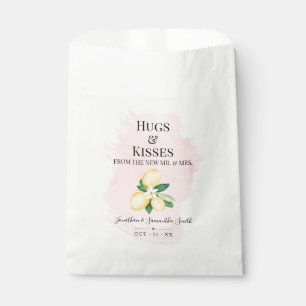 Sachets En Papier Hugs & Kisses de la nouvelle Mme Lemons Douche ros