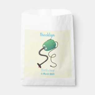 Sachets En Papier Humour de dessin animé de l'aspirateur mignon