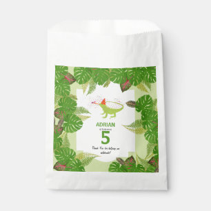 Sachets En Papier Iguana Lizard Fête Animaux Fête Anniversaire