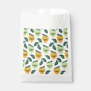Sachets En Papier Illustration de dessin animé de citron jaune migno