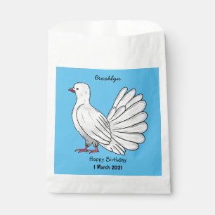 Sachets En Papier Illustration de dessin d'oiseau pigeon sauvage