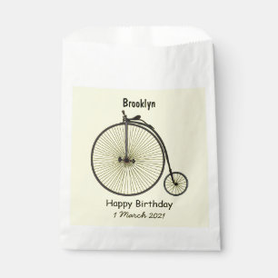 Sachets En Papier Illustration de la bande dessinée de vélo à grande