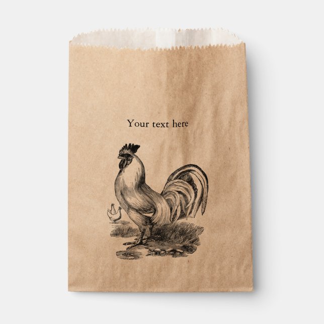 Sachets En Papier Illustration du tableau vintage (Devant)