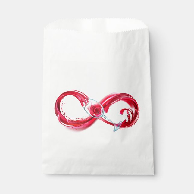 Sachets En Papier Infinity with Red Wine (Devant)