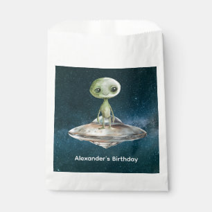 Sachets En Papier Invasion Alien Espace extra-atmosphérique Annivers