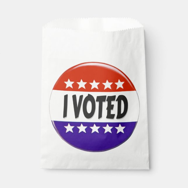 Sachets En Papier J'ai voté (Devant)