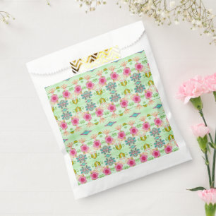 Sachets En Papier Jardin Éclectique Enchantant : Beauté Florale Dive