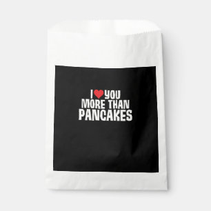 Sachets En Papier Je t'aime plus que les crêpes Citation drôle et ro