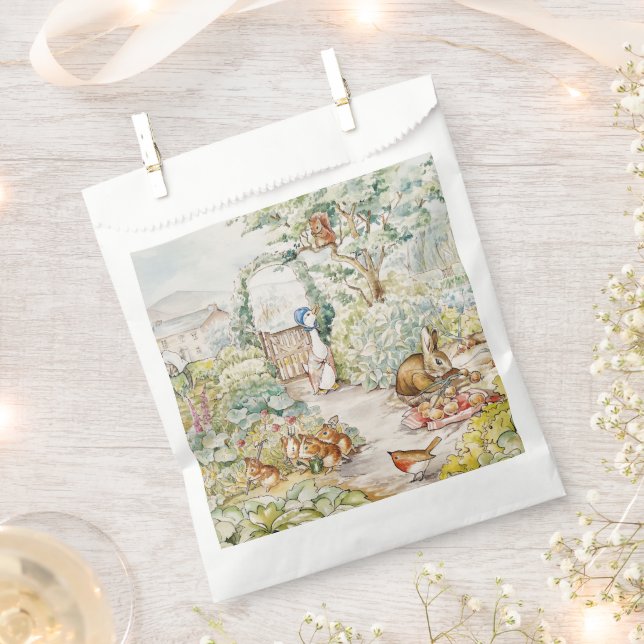 Sachets En Papier Jemima Puddle Duck dans le jardin de M. Mc Gregor (Coupé)