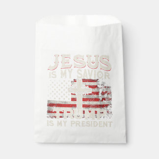 Sachets En Papier Jésus Est Mon Sauveur Trump Est Mon Président Amér
