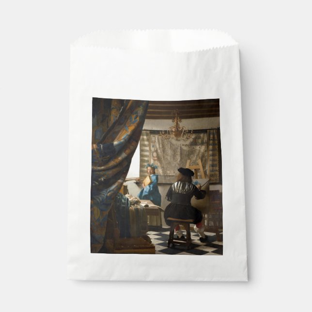Sachets En Papier Johannes Vermeer - L'Allégorie de la Peinture (Devant)