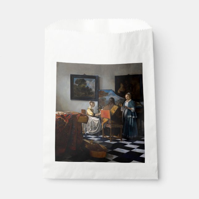 Sachets En Papier Johannes Vermeer - Le Concert (Devant)