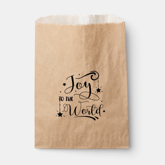 Sachets En Papier JOIE AU MONDE Whimsical Christmas Holiday Favor (Devant)