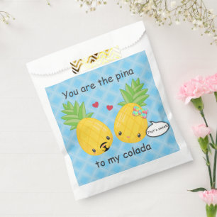 Sachets En Papier Joli ananas Tropical Pina Colada Romantique