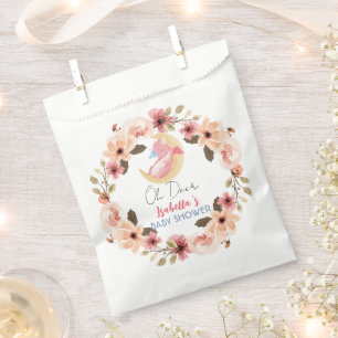 Sachets En Papier Joli baby shower fleur sauvage de dinosaure dragon