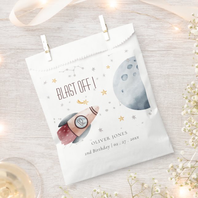 Sachets En Papier Joli espace extra-atmosphérique Planètes étoiles N (Coupé)