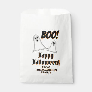 Sachets En Papier Joli Fantôme Boo ! Joyeux Halloween Treat Bags