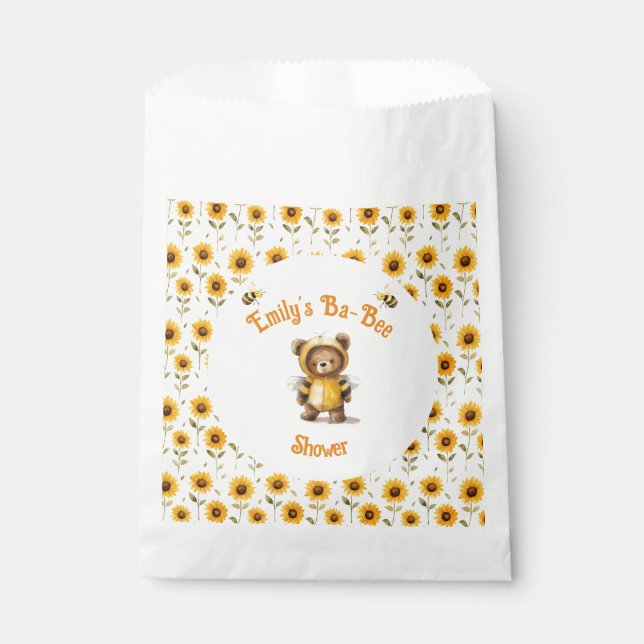 Sachets En Papier Jolie Bee Bear Ba-Bee Douche au miel (Devant)