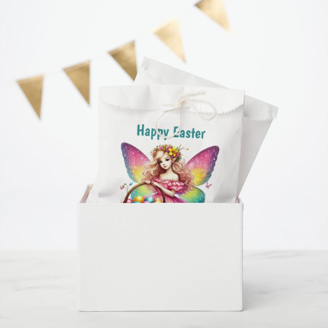 Sachets En Papier Jolie fée de Pâques heureuse (Fête)