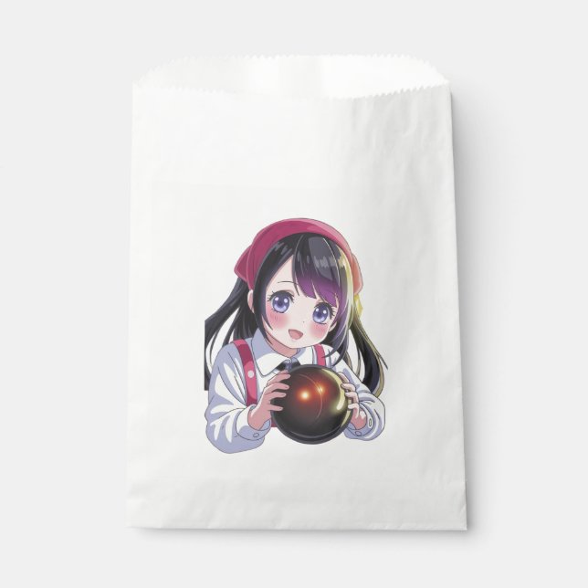 Sachets En Papier Jolie fille (Devant)