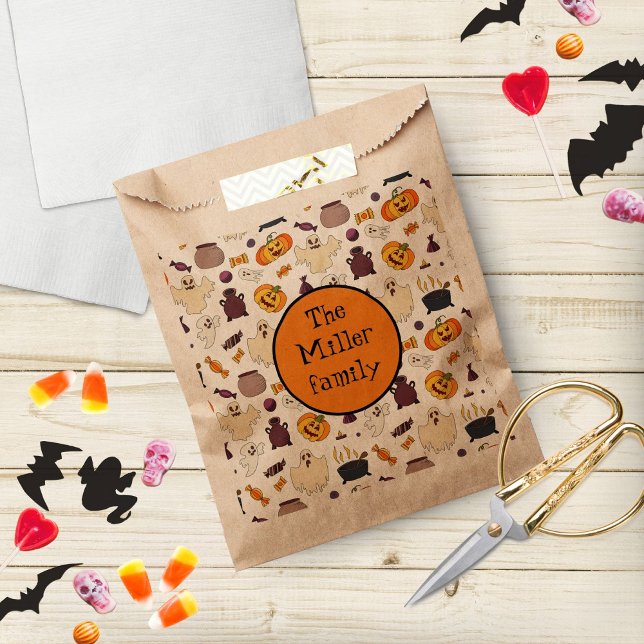 Sachets En Papier Jolie Frappe Halloween Ou Soignée (Créateur téléchargé)