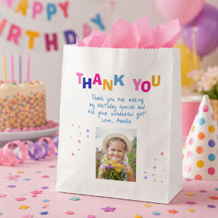 Sachets En Papier Jolies Étoiles Colorées Fille Photo Anniversaire M