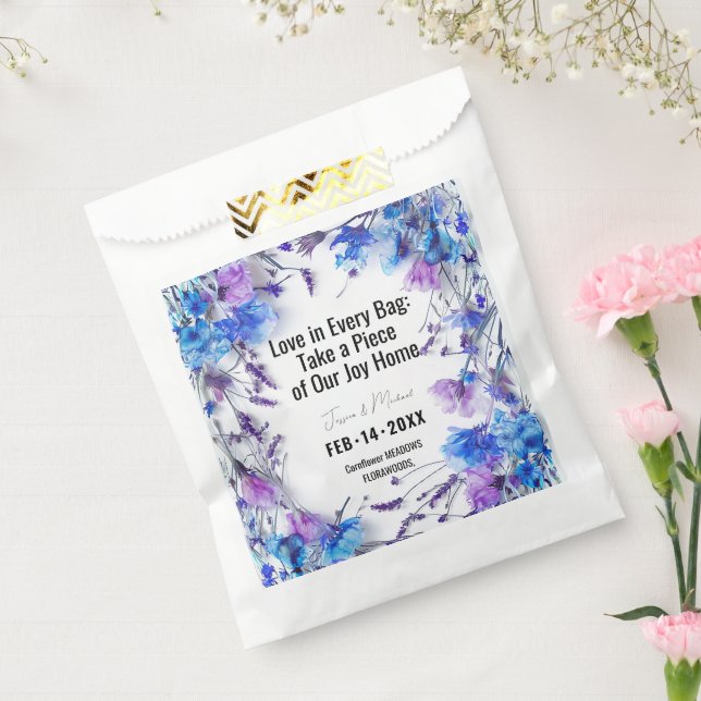 Sachets En Papier 💍 Jolies Rêves de Bleuet (Scellé)