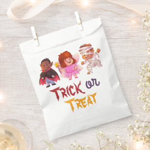 Sachets En Papier Jote Fantômes Halloween Anniversaire Trick ou Trea