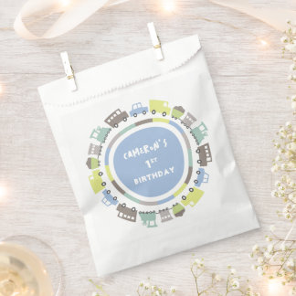 Sachets En Papier Jouets pour garçons Bleu pastel Transport Enfant F