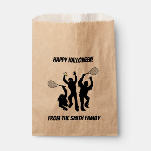 Sachets En Papier Joueur de tennis Zombie Halloween