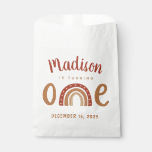 Sachets En Papier Jour d'anniversaire moderne en terre cuite Boho Ar