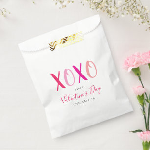 Sachets En Papier Jour de la Saint-Valentin : Les baisers et les bai