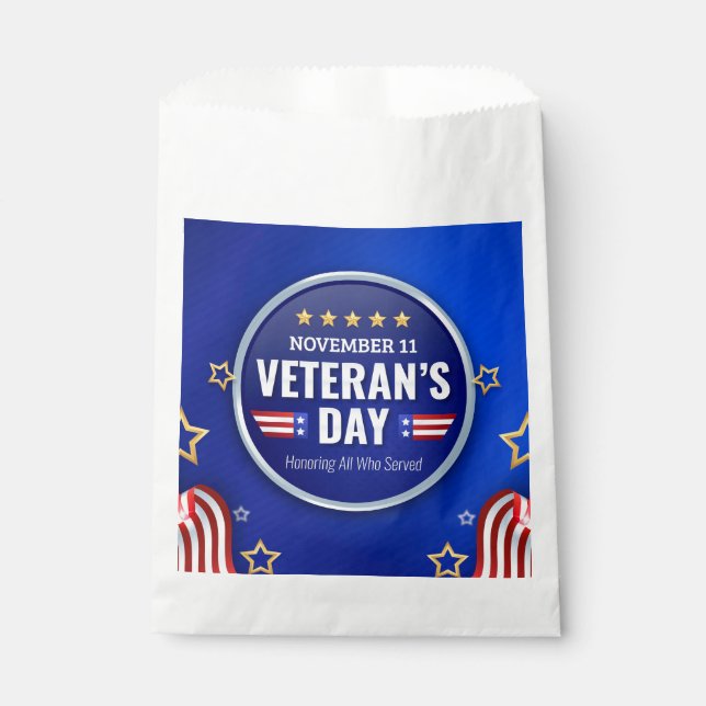 Sachets En Papier Jour des anciens combattants (Devant)