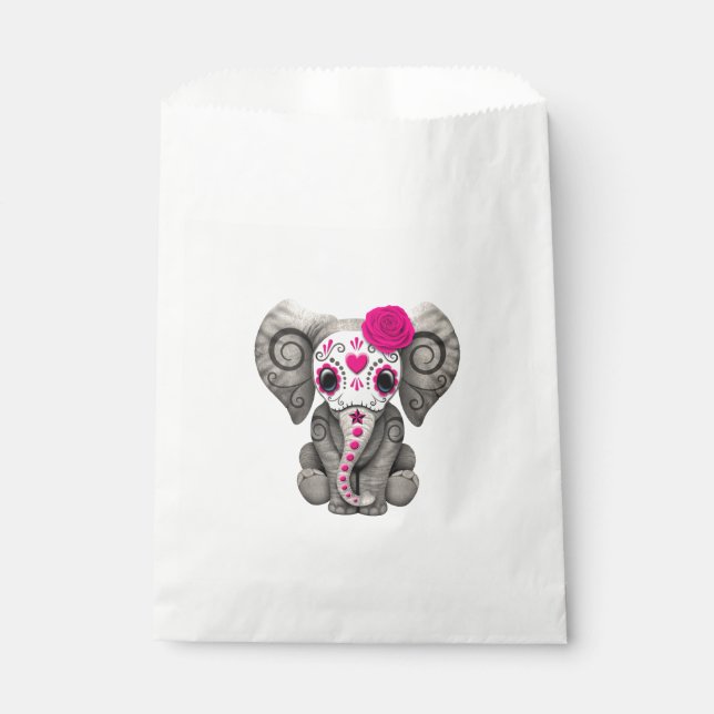 Sachets En Papier Jour rose de l'éléphant mort (Devant)