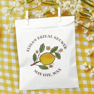 Sachets En Papier Jovely Lemons FÊTE DES MARIÉES Rustique PERSONNALI