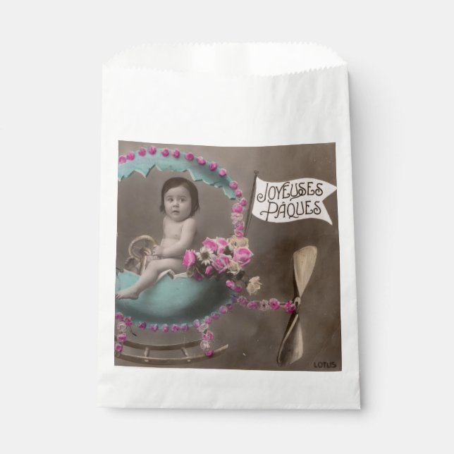 Sachets En Papier Joyeuse Paques (Devant)