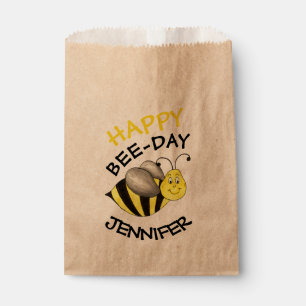 Sachets En Papier Joyeux Bumblebee Jaune Bumble Abee Jaune Anniversa