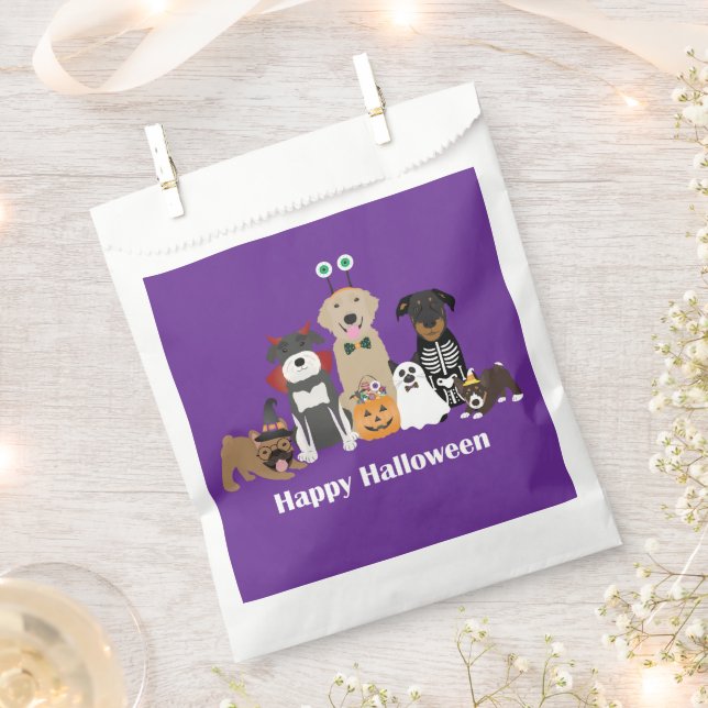 Sachets En Papier Joyeux Costumes Éffrayants pour animaux de compagn (Coupé)