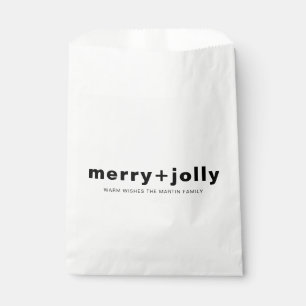Sachets En Papier Joyeux et Lumineux Noël Élégant Vert Foncé